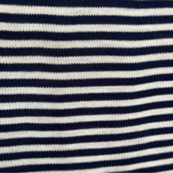 KUPRA by Zado Vintage Nautical Navy and White Stripe Knit Tank Top Made in Japan - Picture 6 of 11